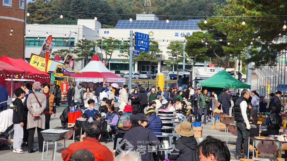 먹거리 부스. ⓒ양정아 기자