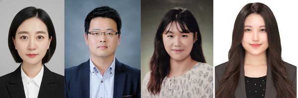 올해의 과학교사사 수상자 왼쪽부터 김수현(청주중),  안영균(충북과학고), 장예슬(죽향초), 윤슬기(오송고) 교사